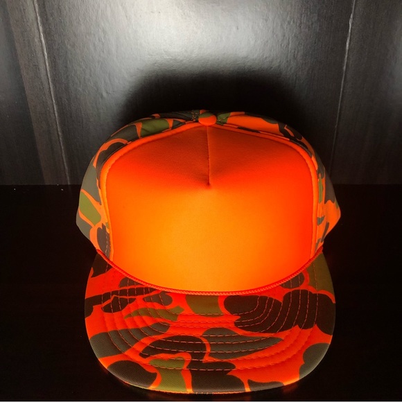 NWOT Orange Camo Hunter Safety Hat - Picture 2 of 7